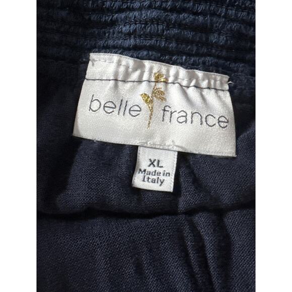 Y2K Silk Navy Blue Tiered Asymmetrical Skirt Womens Medium Fairygoth Whimsigoth - Picture 6 of 9